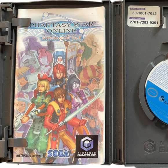 Nintendo GameCube - Phantasy Star Online: Episode I & II - RARE - Picture 3 of 4
